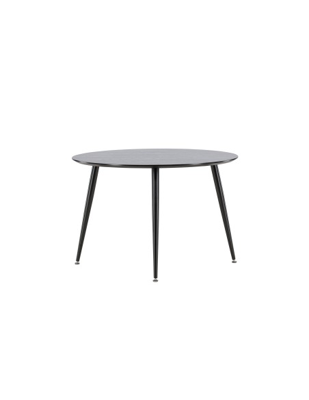 Runt matbord Dipp, Ø115 cm, Svart