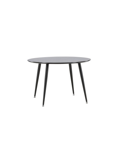Runt matbord Dipp, Ø115 cm, Svart