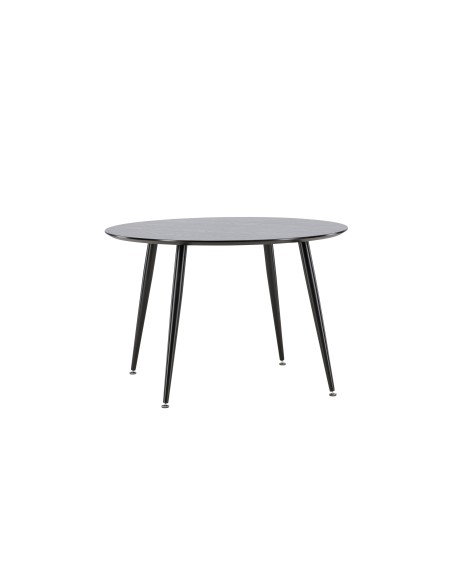 Runt matbord Dipp, Ø115 cm, Svart