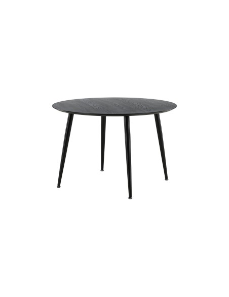 Runt matbord Dipp, Ø115 cm, Svart