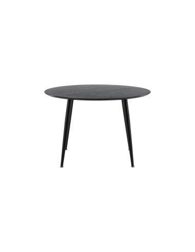Runt matbord Dipp, Ø115 cm, Svart