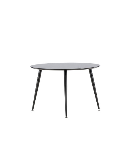 Runt matbord Dipp, Ø115 cm, Svart