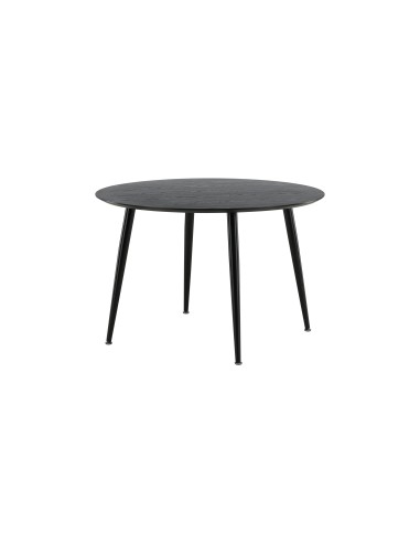 Runt matbord Dipp, Ø115 cm, Svart