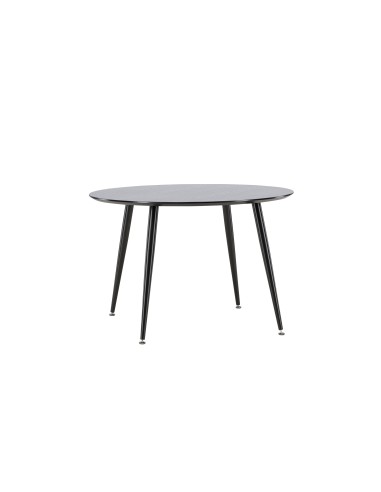 Runt matbord Dipp, Ø115 cm, Svart