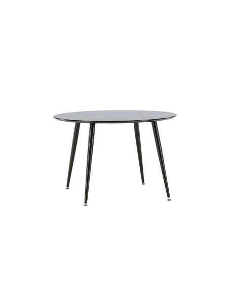 Runt matbord Dipp, Ø115 cm, Svart