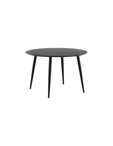 Runt matbord Dipp, Ø115 cm, Svart