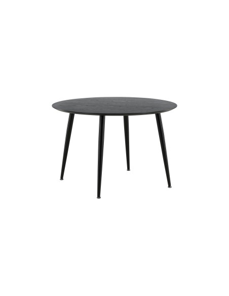 Runt matbord Dipp, Ø115 cm, Svart