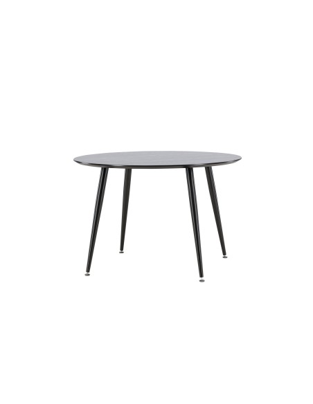 Runt matbord Dipp, Ø115 cm, Svart
