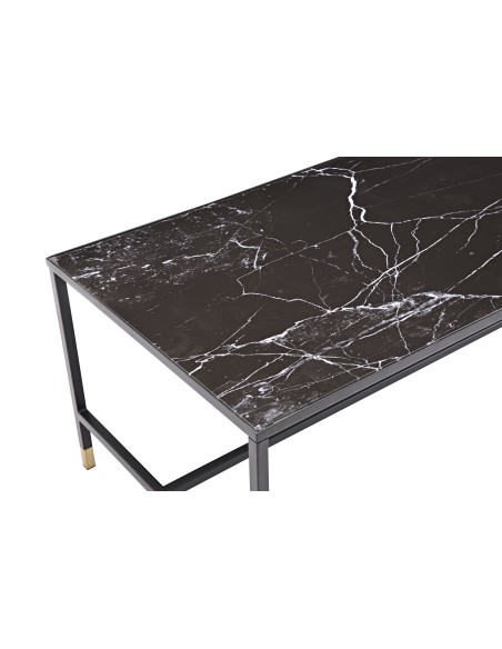 Soffbord Dipp, 130 × 60 cm, Svart
