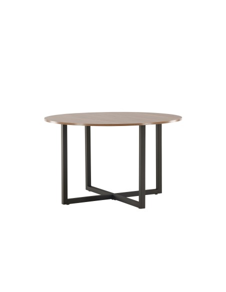 Runt matbord Durango, Ø120 cm, Valnöt