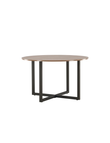 Runt matbord Durango, Ø120 cm, Valnöt
