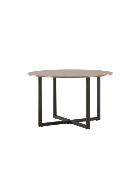 Runt matbord Durango, Ø120 cm, Valnöt