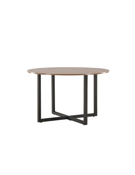 Runt matbord Durango, Ø120 cm, Valnöt