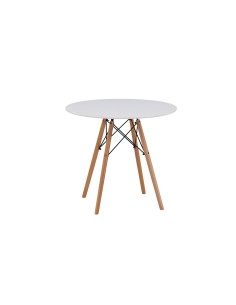 Runt matbord Danburi, Ø60 cm, Vit 2