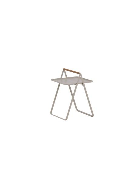 Sidobord Clarin Bord, 43 × 43 cm, Beige