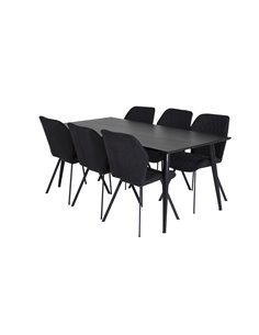 Matgrupp Dipp med Gemma matstolar, 180 × 90 cm 2