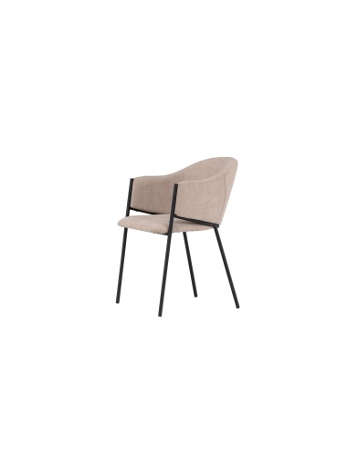 Matstol Evelina, Beige/Svart