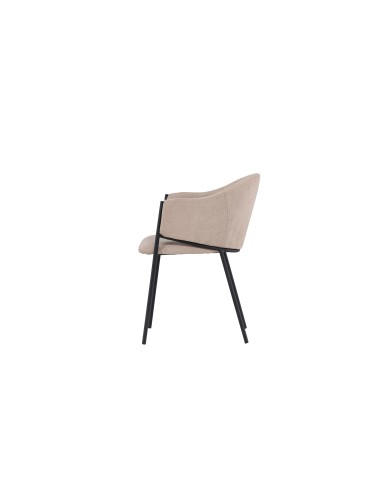 Matstol Evelina, Beige/Svart