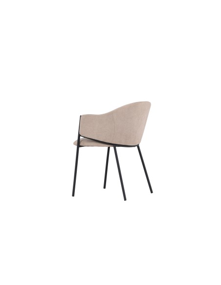 Matstol Evelina, Beige/Svart