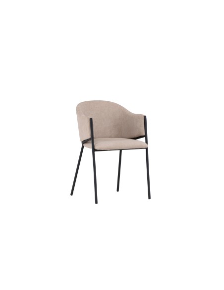 Matstol Evelina, Beige/Svart