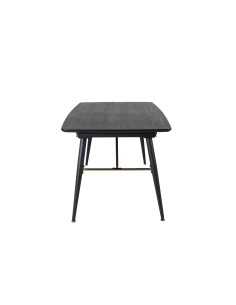 Matbord Gold, 180 × 85 cm, Svart 2
