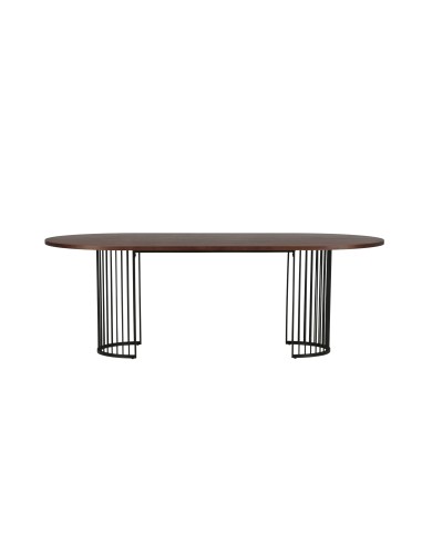 Ovalt matbord Hamneskär, 220 × 110 cm, Valnöt