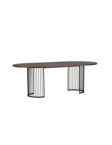 Ovalt matbord Hamneskär, 220 × 110 cm, Valnöt