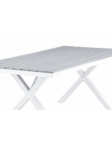 Matbord Garcia, 200 × 100 cm, Grå