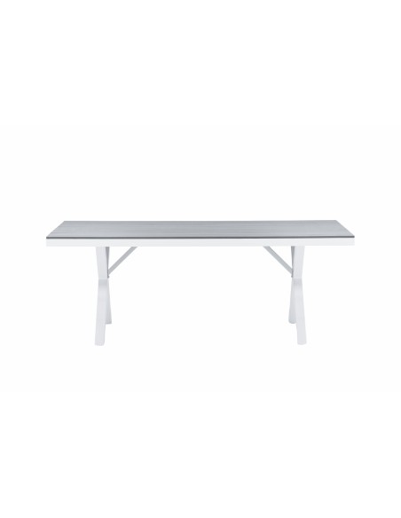 Matbord Garcia, 200 × 100 cm, Grå