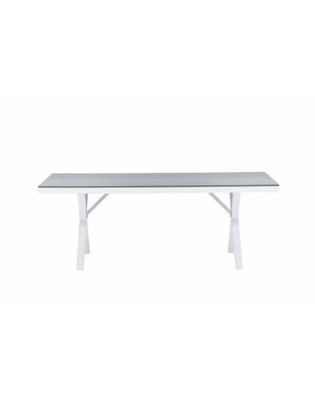 Matbord Garcia, 200 × 100 cm, Grå