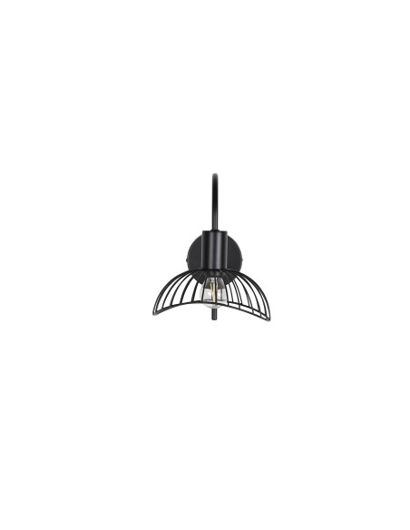 Vägglampa Elsa, Svart