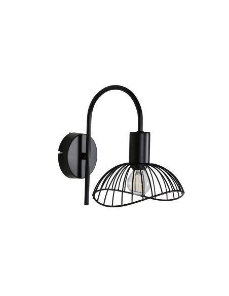 Vägglampa Elsa, Svart
