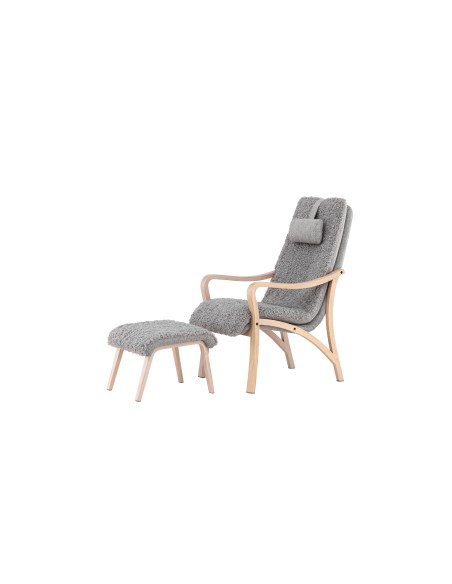 Fåtölj Fårö, 60 × 89 cm, Light Grey