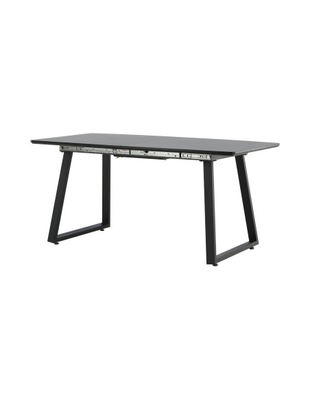 Matbord Inca, 160 × 85 cm, Svart