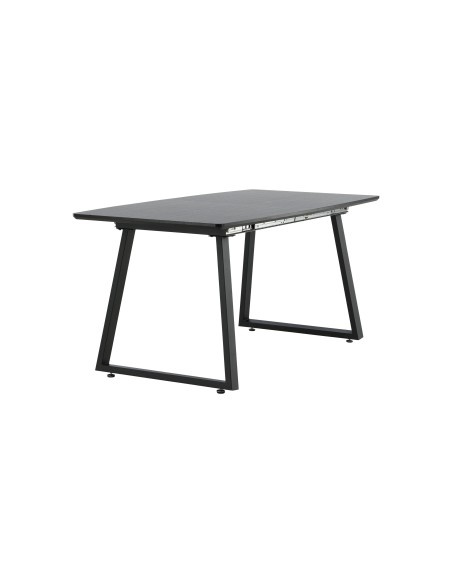 Matbord Inca, 160 × 85 cm, Svart