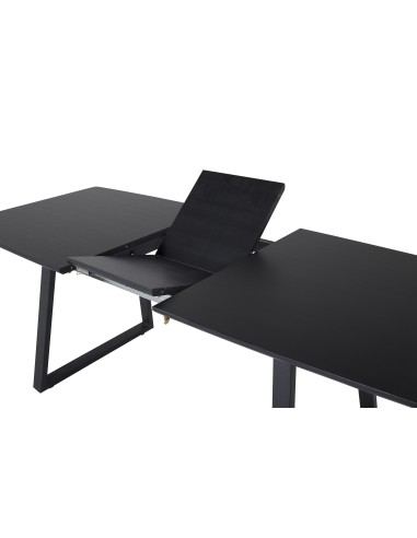 Matbord Inca, 160 × 85 cm, Svart