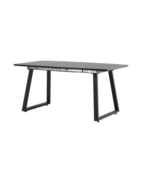Matbord Inca, 160 × 85 cm, Svart