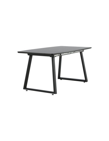 Matbord Inca, 160 × 85 cm, Svart