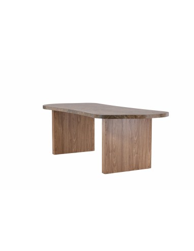 Ovalt matbord Eleonora, 230 × 100 cm, Brun