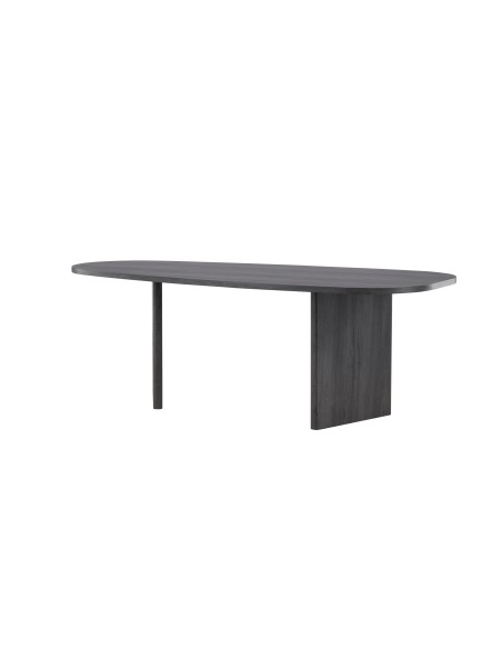 Ovalt matbord Grönvik, 220 × 100 cm, Svart