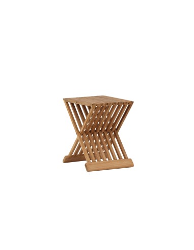 Sidobord Ghana Bord, 40 × 40 cm, Natur