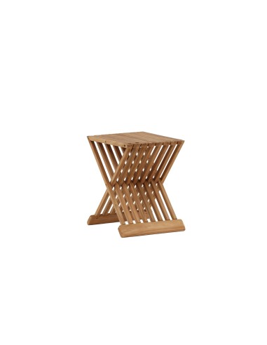 Sidobord Ghana Bord, 40 × 40 cm, Natur