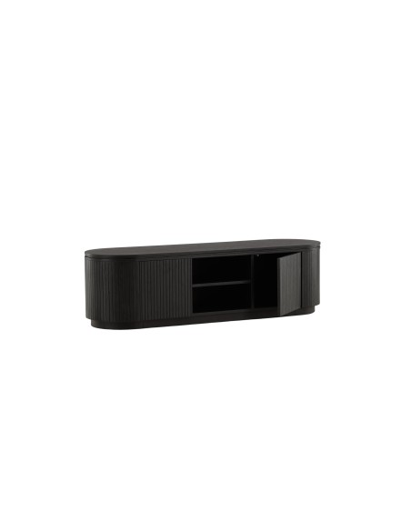TV-bänk Fjällbacka, 160 cm, Svart