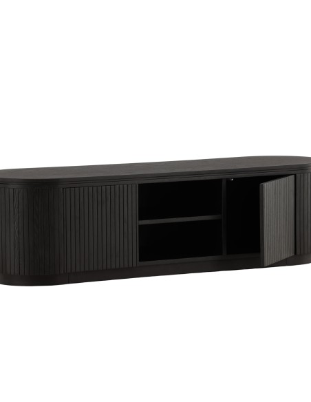 TV-bänk Fjällbacka, 160 cm, Svart
