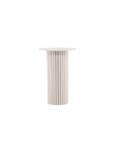 Matbord Härön, Ø70 cm, Vitlaserad
