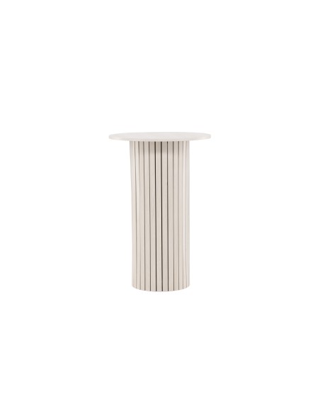 Matbord Härön, Ø70 cm, Vitlaserad