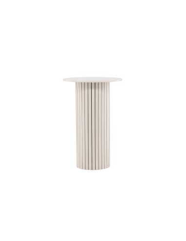 Matbord Härön, Ø70 cm, Vitlaserad