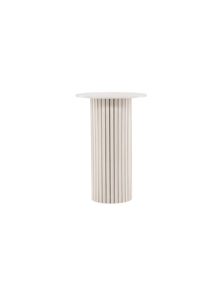 Matbord Härön, Ø70 cm, Vitlaserad