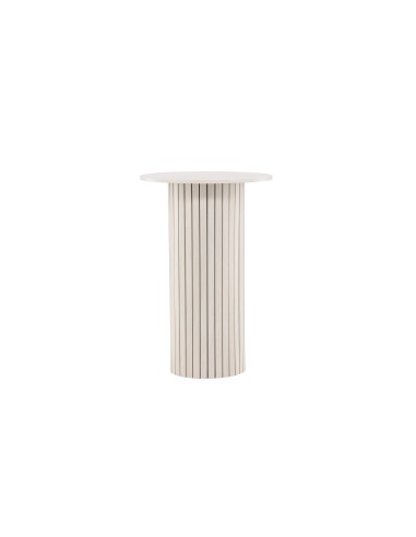 Matbord Härön, Ø70 cm, Vitlaserad
