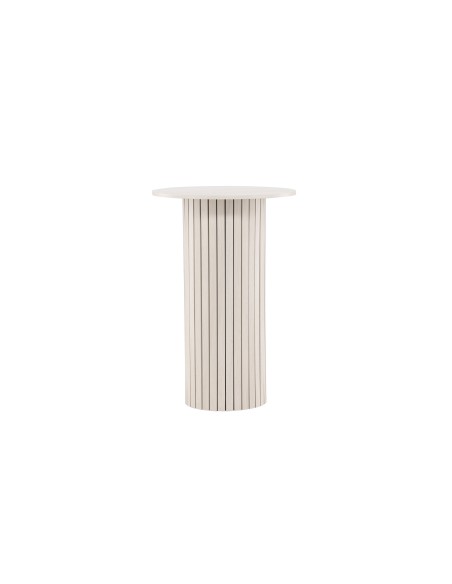 Matbord Härön, Ø70 cm, Vitlaserad